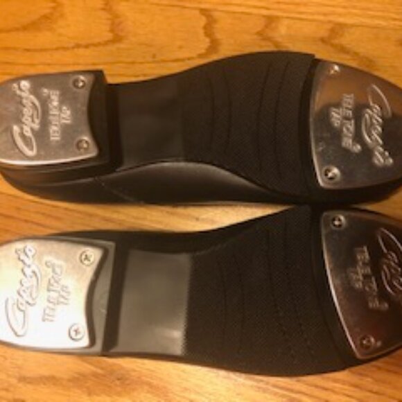 Capezio 3800 Black Mary Jane Girls Tap Shoe brand new size 4 1/2 medium - Picture 3 of 3